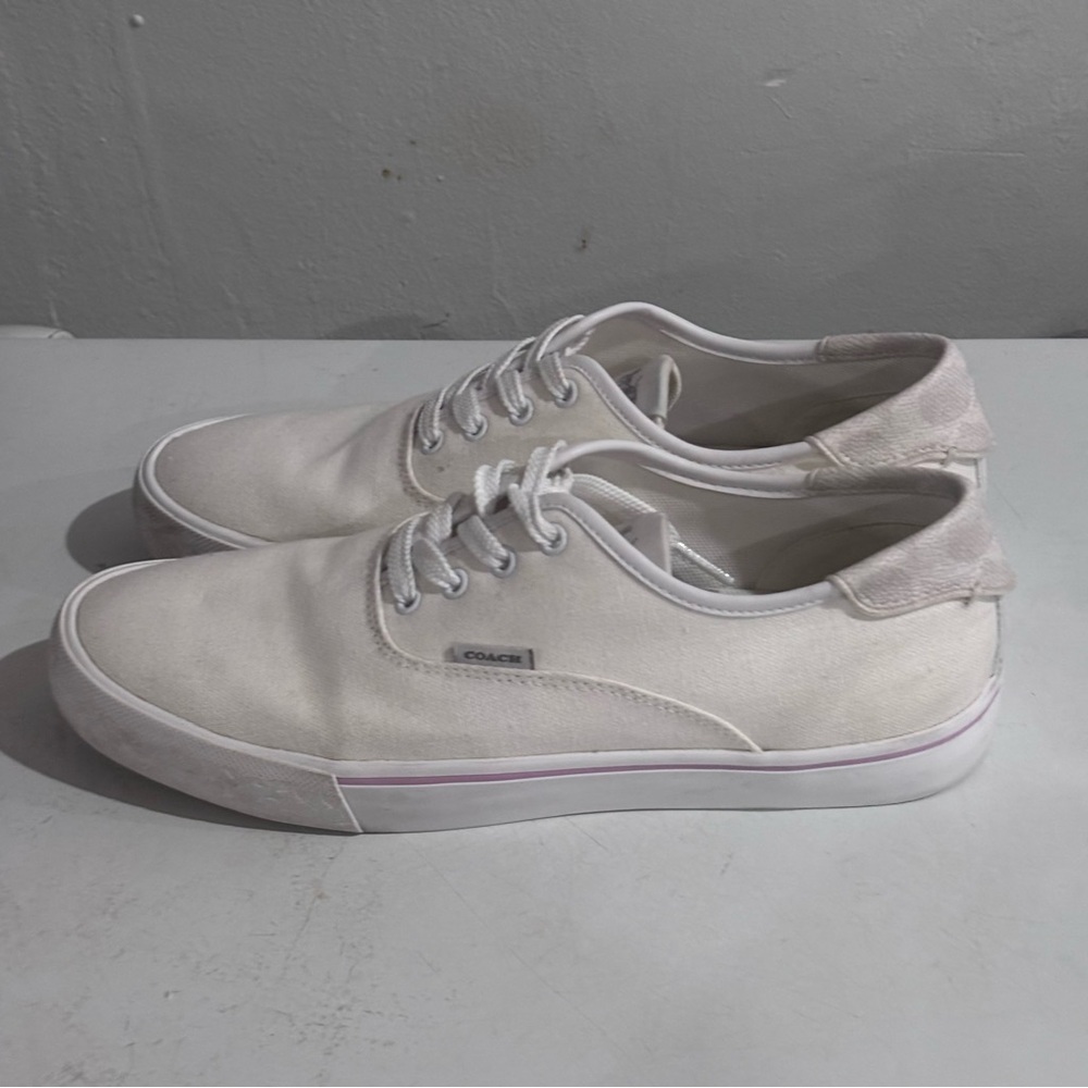 Coach Women’s White Citysole Skate Sneaker - Size 9 B B21/113